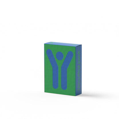 Software box with blue human-like figure on a green background, titled "Uncuffed Pack."