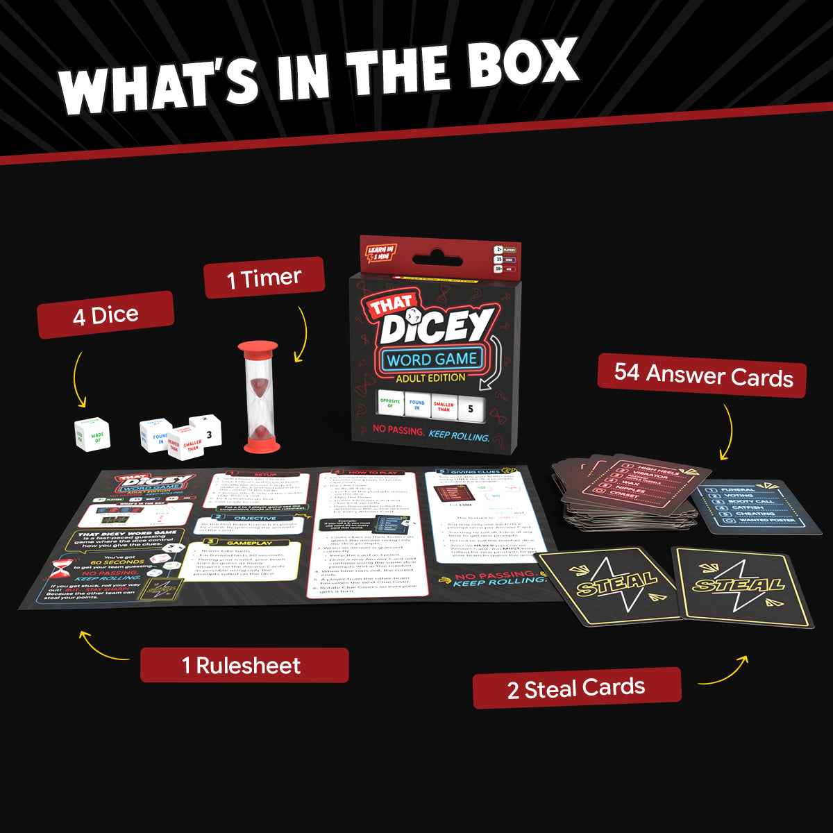 That Dicey Word Game - Adult Edition (18+)